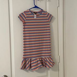 Girls multicolored ruffled dress